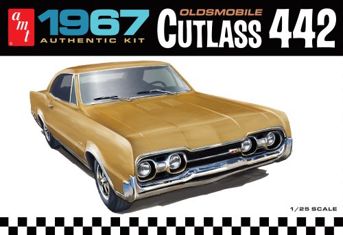 堅実な究極の Cutlass Oldsmobile 1967 scale 1/25 AMT 442 kit model plastic 自動車
