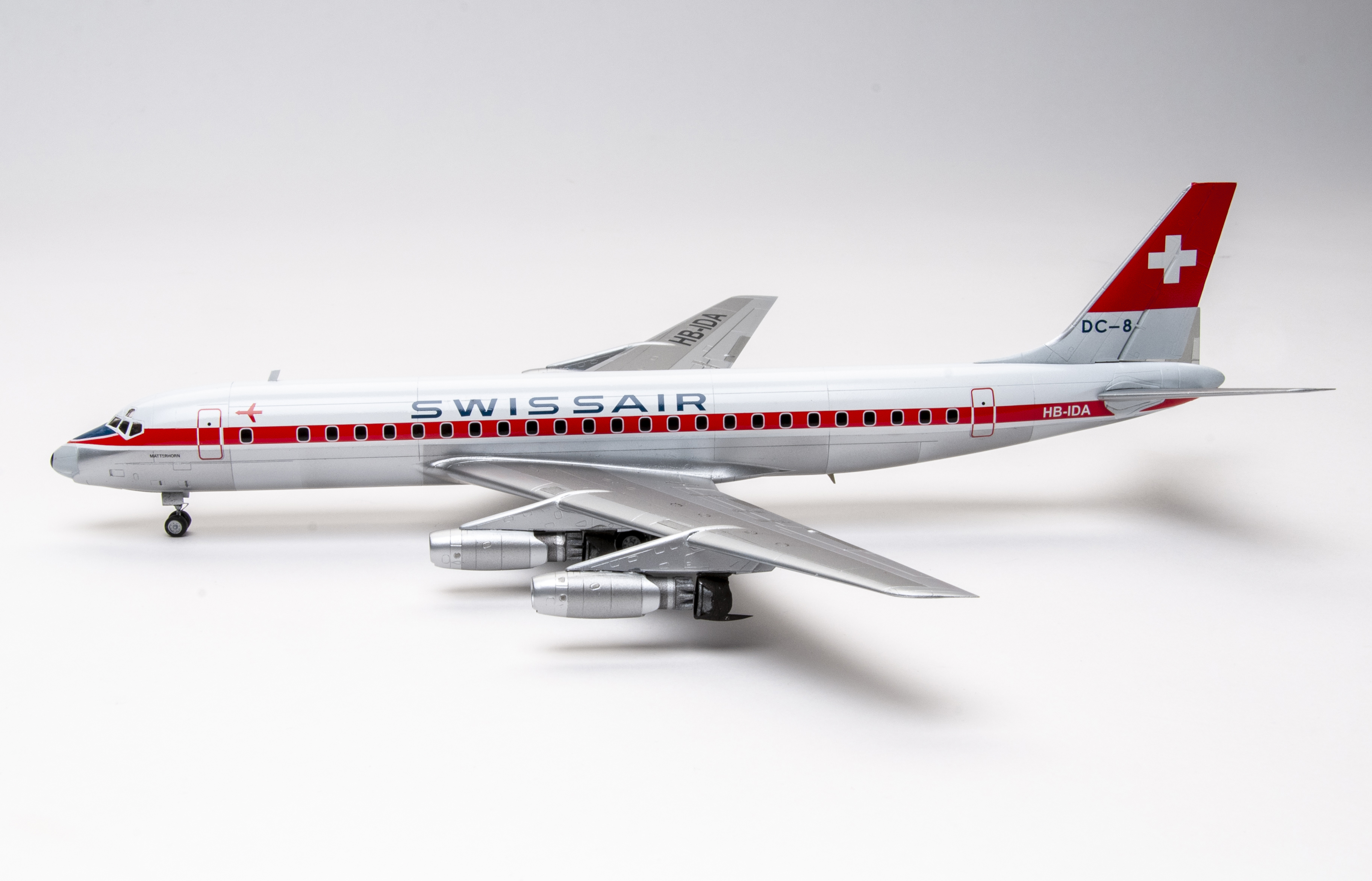 SWISSAIR スイスエア　Douglas DC-8-53　ヘルパ　1/200 SWISSAIR スイスエア Douglas DC-8-53 ヘルパ 1/200 SWISSAIR