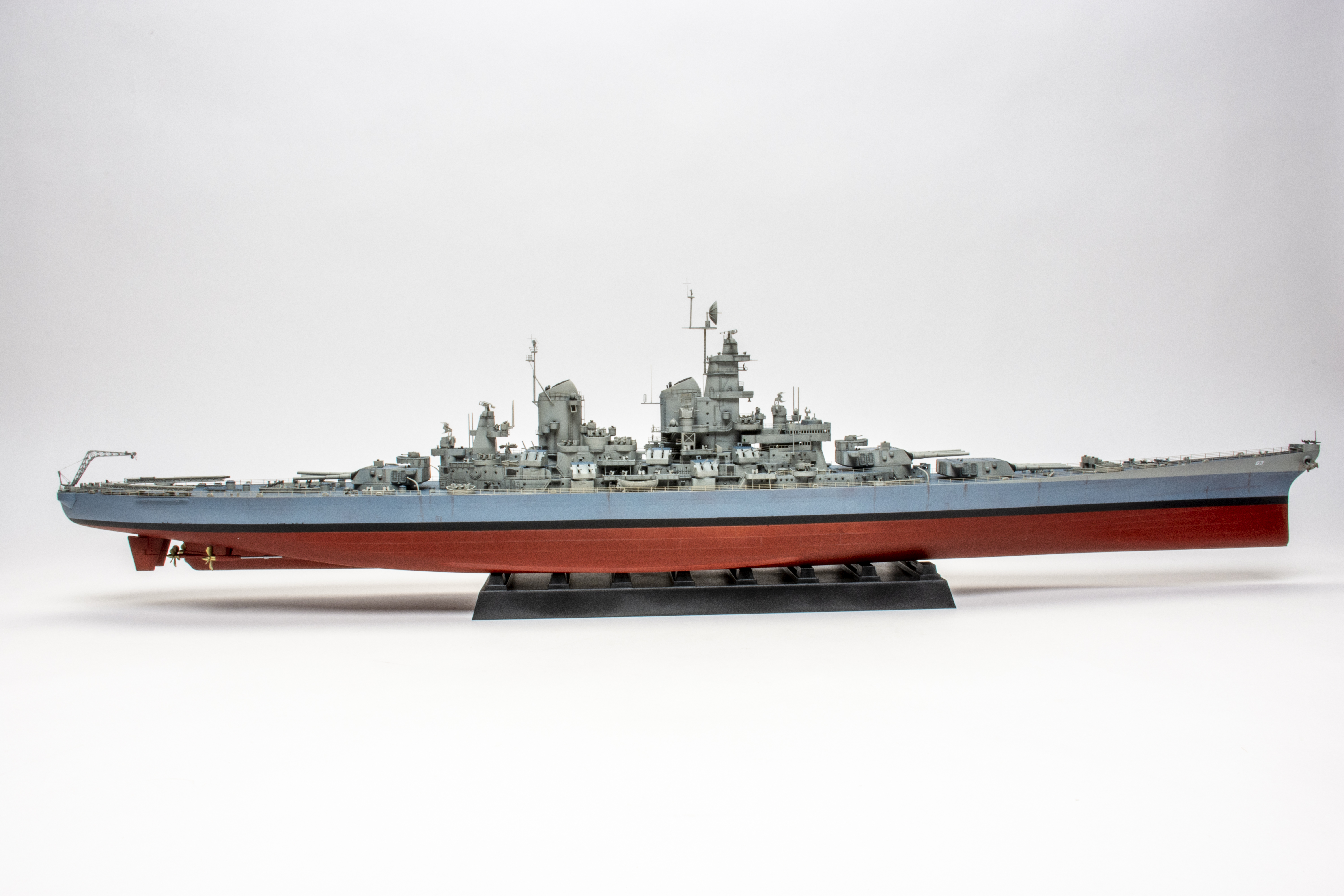 Uss missouri diecast store model