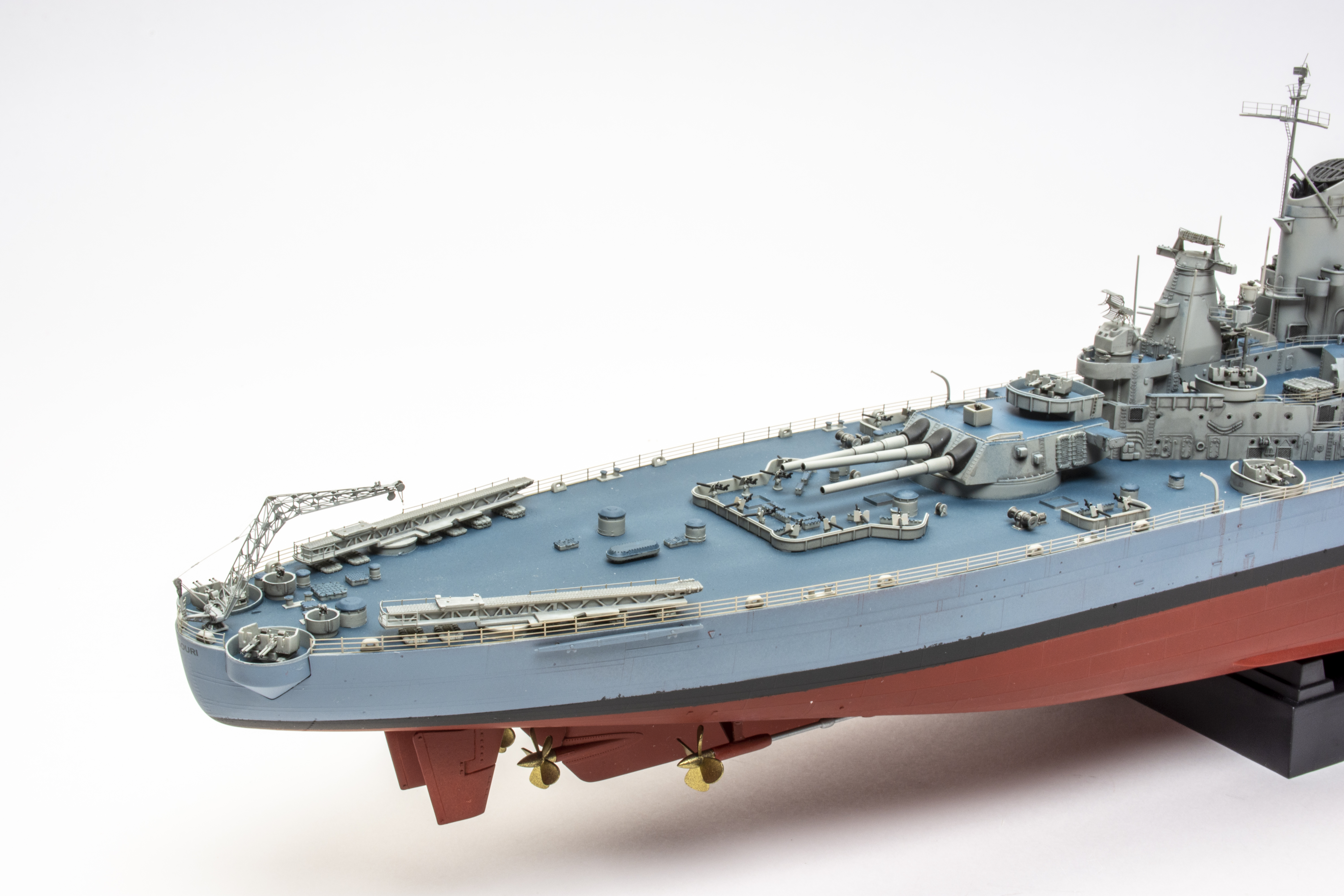 HobbyBoss 1/350 scale USS Missouri BB-63 plastic model ship | FineScale  Modeler Magazine