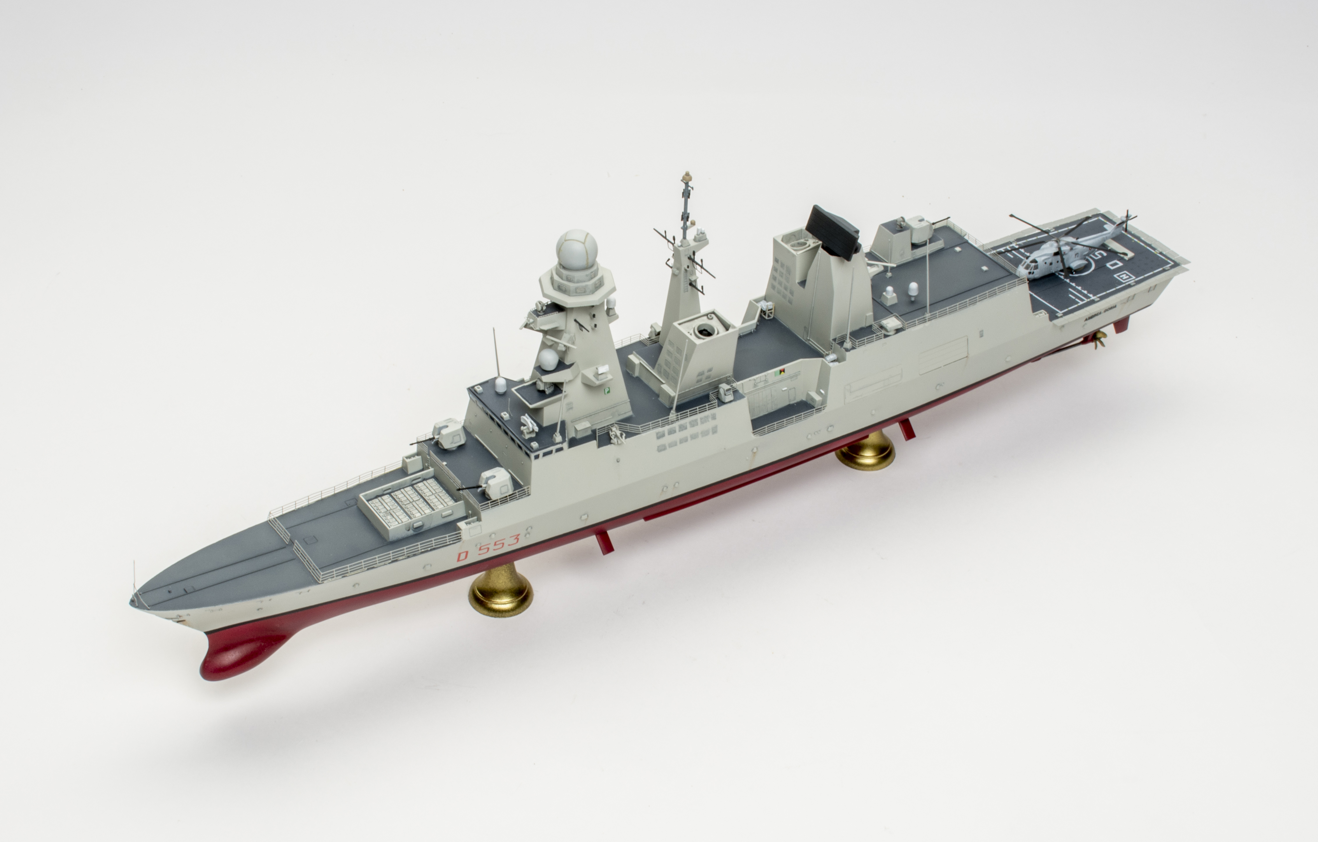 Takom 1/350 scale Italian 'Horizon'-class destroyer plastic model