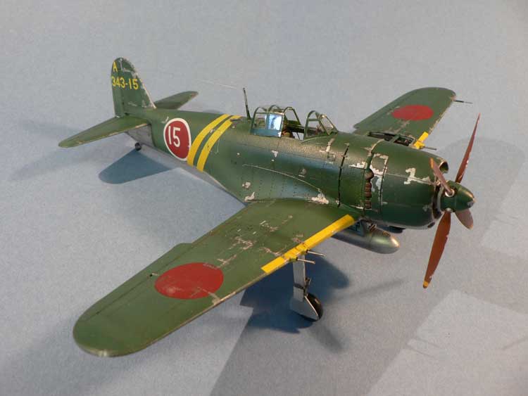 cutaway N1K2-J Shiden Kai aircraft