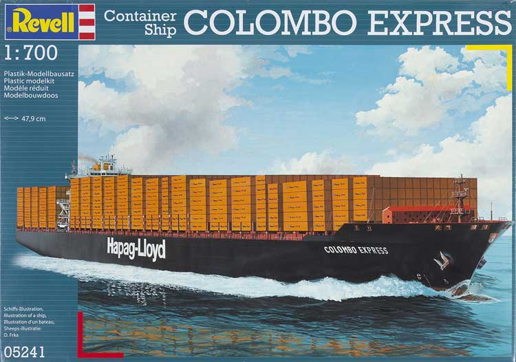 Revell Germany 1/700 scale Container Ship Colombo Express 