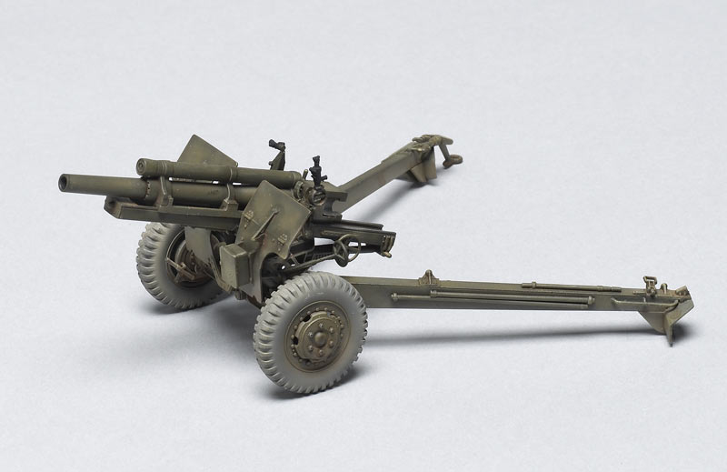 US 105mm Howitzer on Carriage M3 Complete Resin Model Kit 1/35 Commanders 1063 