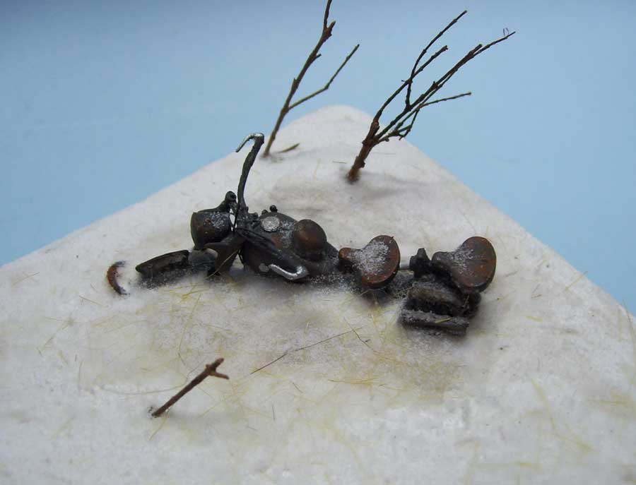 1/35 scale winter diorama