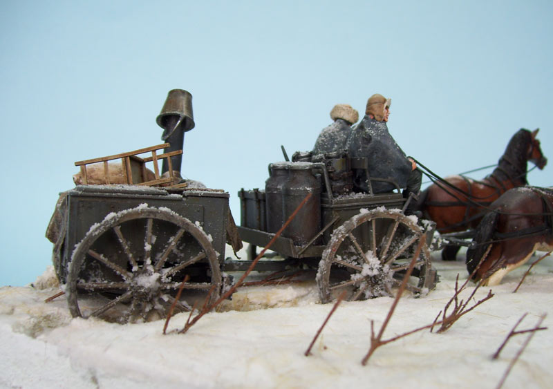 1/35 scale winter diorama