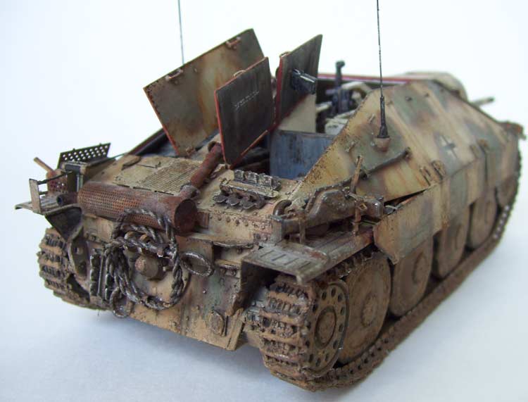 Scale model tank 1:72  Hetzer Marika 