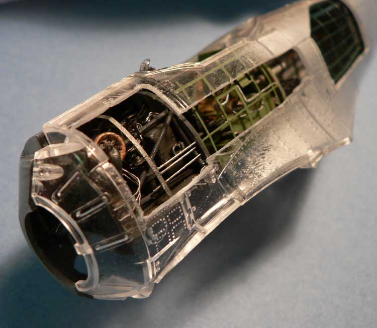cutaway N1K2-J Shiden Kai aircraft