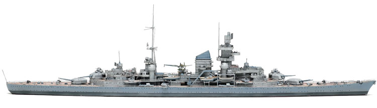 Trumpeter 1/350 scale Prinz Eugen | Finescale Modeler Magazine