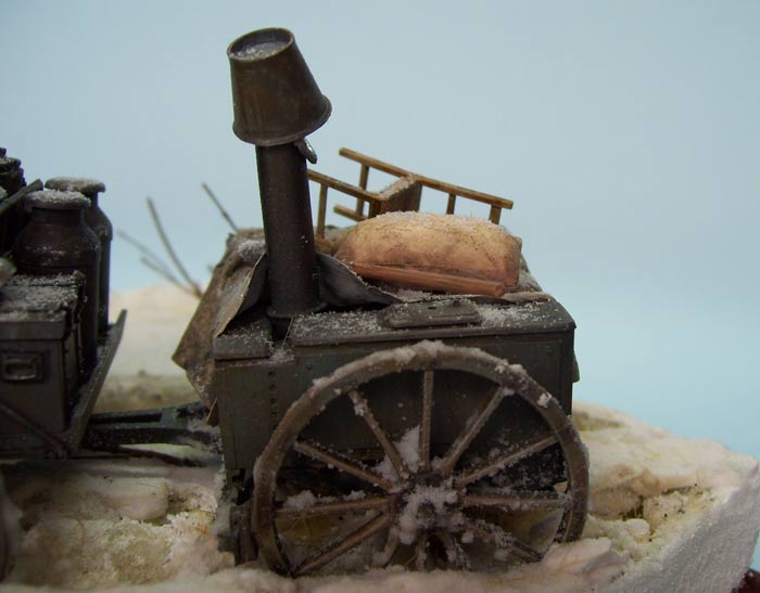 1/35 scale winter diorama
