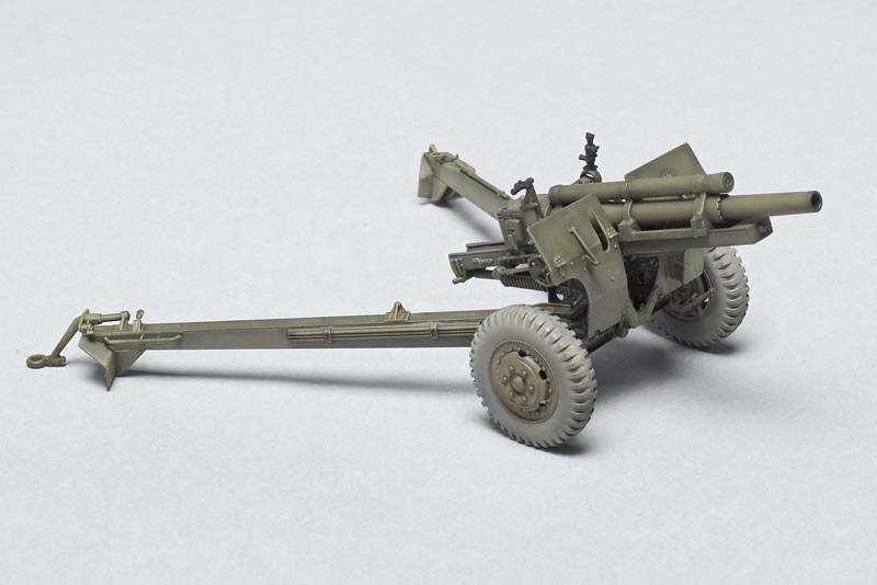 23R-013 ソリド 1/48 CANON HOWITZER 105MM 1/48 Solido Canon HOWITZER 105MM - Green Camo - LIVECARMODEL.com