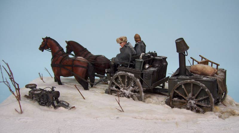 1/35 scale winter diorama