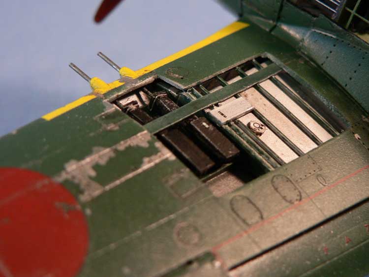 cutaway N1K2-J Shiden Kai aircraft