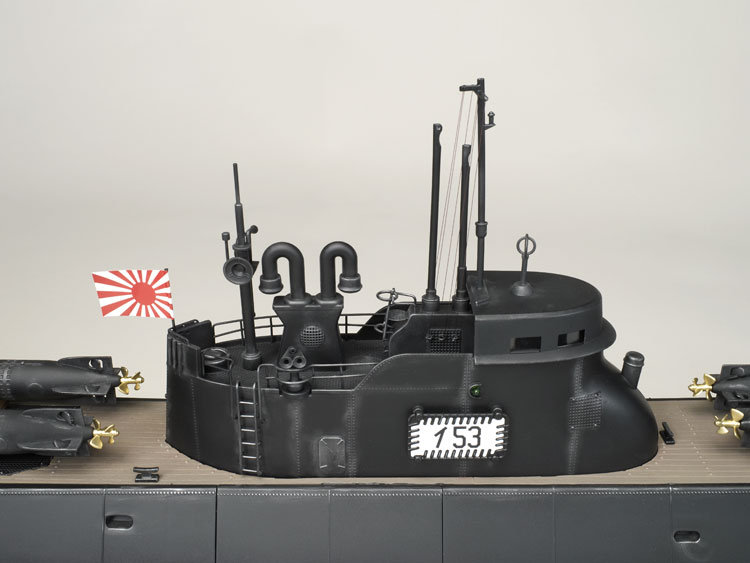 Lindberg 1/72 scale IJN I-53 submarine and Kaitens