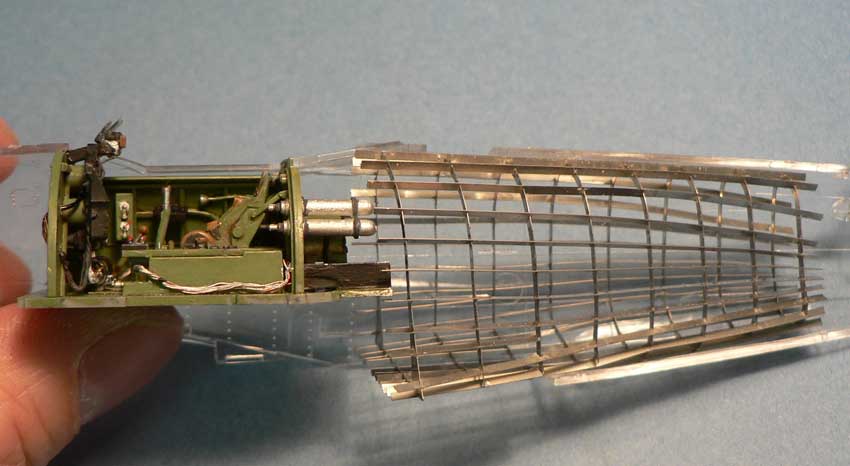 cutaway N1K2-J Shiden Kai aircraft