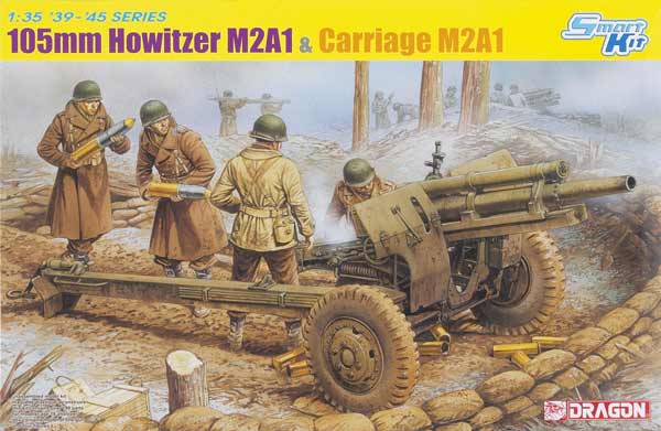 Dragon 1/35 scale M2A1 105mm howitzer and carriage