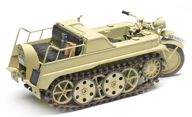 Cyber-Hobby Dragon WWII 1/6 Kettenkrad Upgrade Set 2 w/Ammo Box and MG34 Mount 