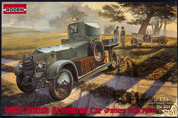 Roden 1/35 scale Rolls-Royce Armoured Car Pattern 1920 Mk.I
