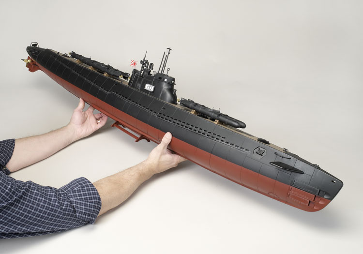 IJN I-53 & Kaitens 1/72 リンドバーグ　人間魚雷回天 IJN I-53 & Kaitens Japanese Sub 1/72 Static Model Kit Brand